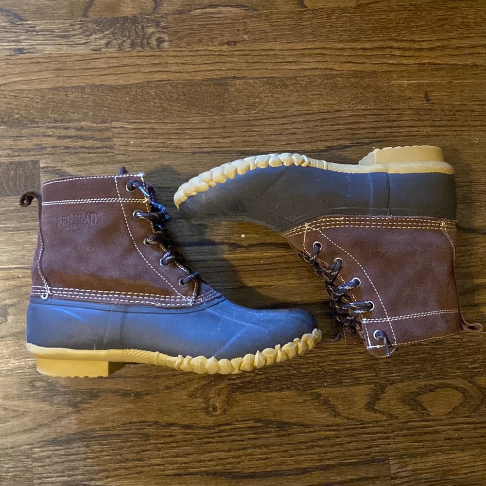 Red head duck boot